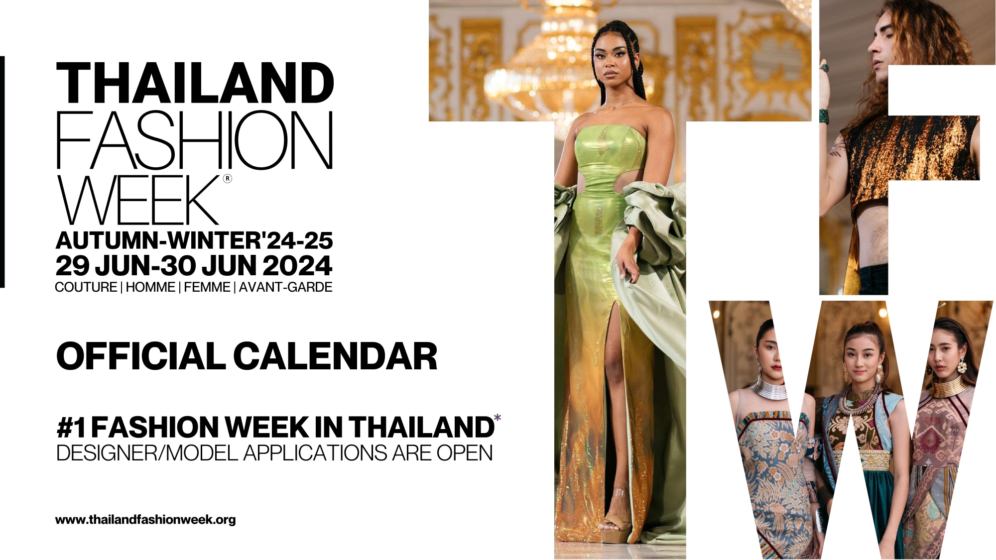 Thailand Fashion Week Award Calendar 2024